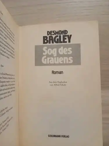 Bagley, Desmond: Sog des Grauens. 