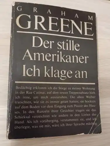 Greene, Graham: Der stille Amerikaner / Ich klage an. 