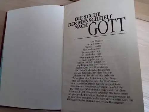 Die Suche der Menschheit nach Gott. 