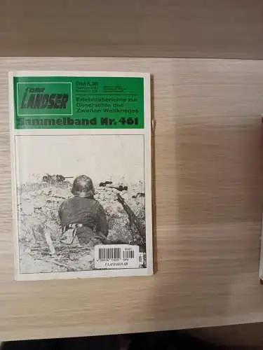 Paus, P.
Wicher, Paul W.
Gernhard, V. und Paus, P: Der Landser Sammelband Nr. 461
Heft 2038 Das Gespenstergeschwader
Heft 2041 Nacht am Dukla-Pass
Heft 2045 Der Letzte am Feind. 