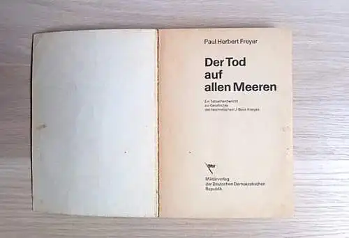 Freyer, Paul Herbert: Der Tod auf allen Meeren. 