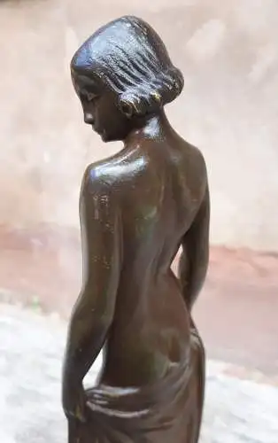 Art Deco Bronze Sculpture, By Lucien Alliot