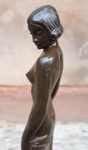 Art Deco Bronze Sculpture, By Lucien Alliot