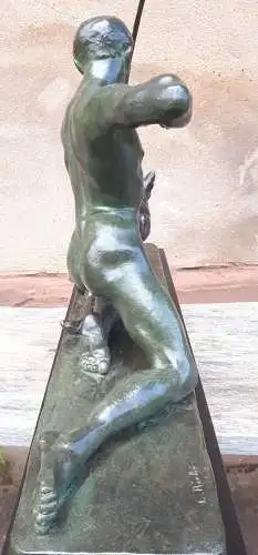 Large Art Deco Bronze Sculpture, By Louis Riché