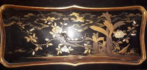 Japanese Cabinet In Lacquer And Shibayama, Japan Meiji Period