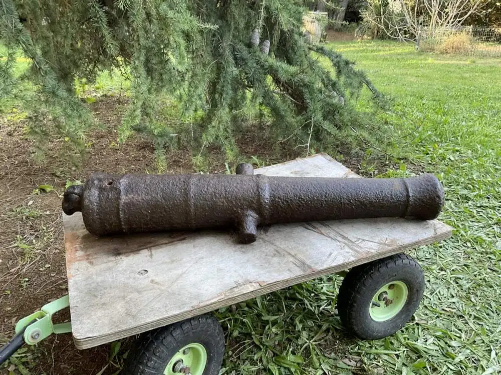 Portugiesische Galeonen-Kanone / Portuguese Galleon Cannon 0