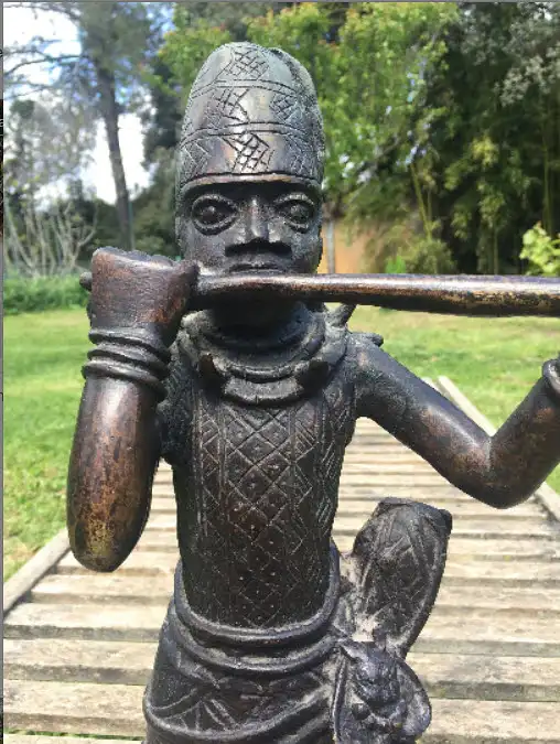 Bronze Hornbläser aus Benin / Bronze Horn Player from Benin 1