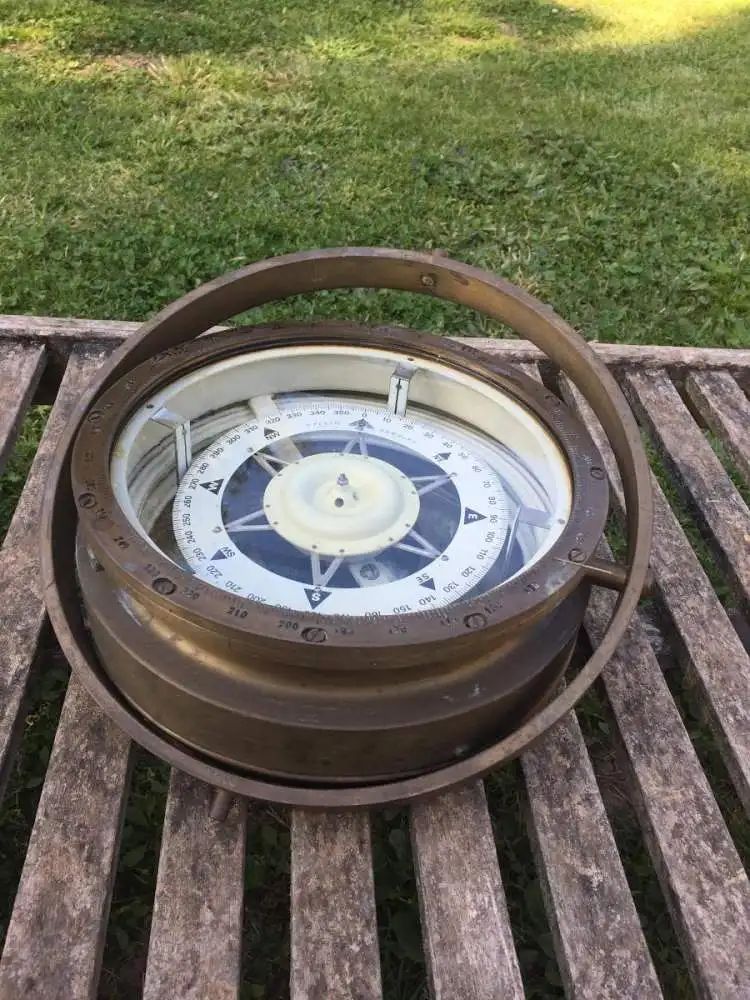 Antiker Marinekompass / Antique Marine Compass 2