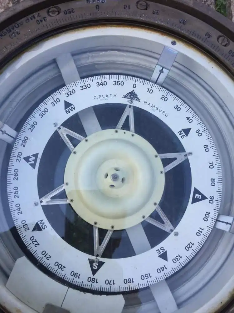 Antiker Marinekompass / Antique Marine Compass 4
