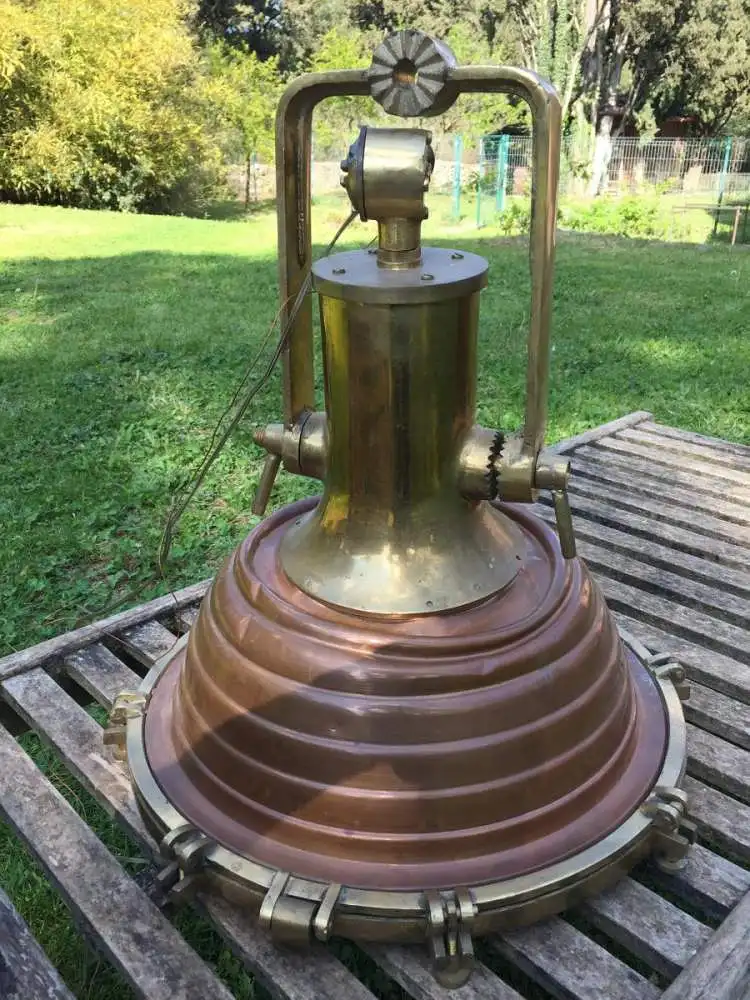 Authentische maritime Arbeitslampe / Authentic Marine Work Lamp 4