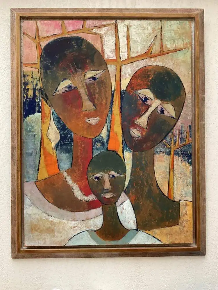 Muraina Oyelami Gemälde 2004 / Muraina Oyelami Painting 2004 1