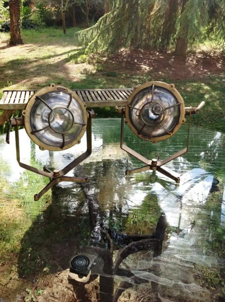 Tragbarer antiker Schiffsprojektor / Portable antique deck projector  6