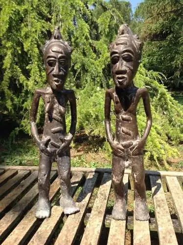Yoruba-Paar aus Benin-Bronze / Yoruba couple in Benin bronze