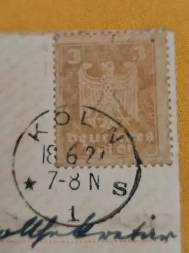 [Echtfotokarte farbig] köln messehof **** E.H.K ***  (verlag?? ) 1  20 gelaufen 1927. 