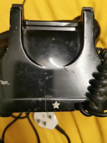 altes analog RTT 56 B Telefon Tragegriff  Messing Kupfer aus Belgien  bell telefon sein