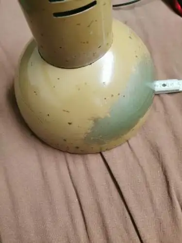 werkstattlampenschirm zur aufarbeitung (bastler) herstellung polen (vintage  )