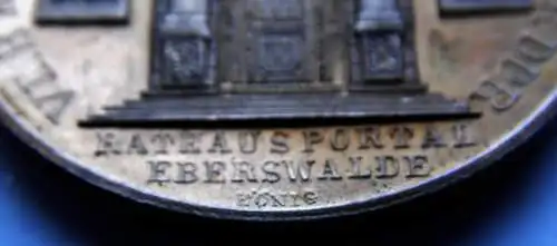 DDR Medaille VI. Bezirksmünzausstellung Eberswalde 1985