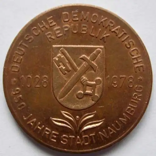 DDR Medaille 950 Jahre Stadt Naumburg 1028 – 1978