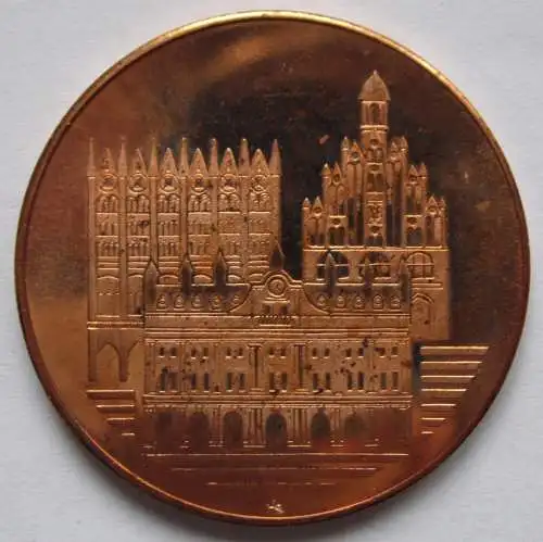 DDR Medaille Münzausstellung Bezirk Rostock 1978
