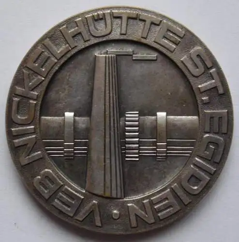 DDR Medaille VEB Nickelhütte St. Egidien 