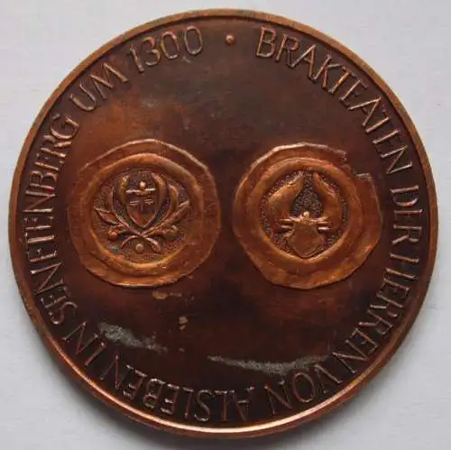 DDR Medaille VI. Bezirksmünzausstellung Cottbus 1982 in Senftenberg