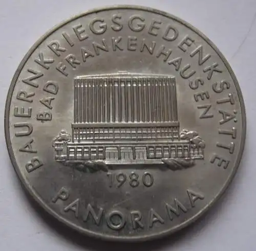 DDR Medaille Bad Frankenhausen Bauernkriegsgedenkstätte 1980,