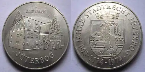 DDR Medaille 800 Jahre Stadrecht Jüterbog 1174- 1974