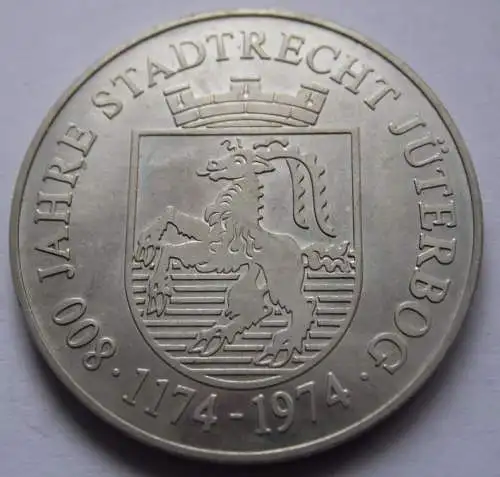 DDR Medaille 800 Jahre Stadrecht Jüterbog 1174- 1974