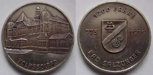 DDR Medaille 1200 Jahre Bad Salzungen 775 – 1975