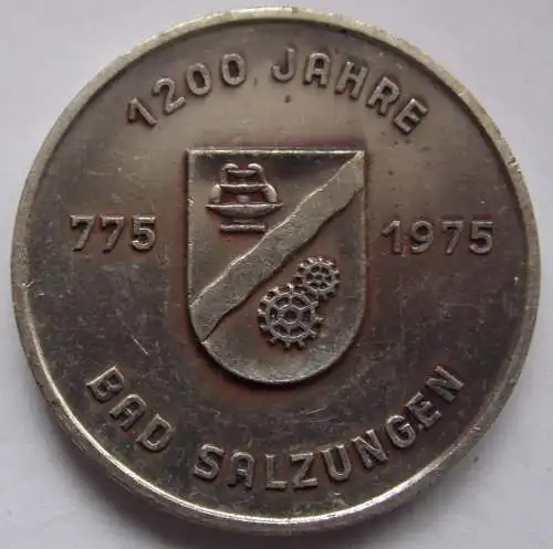 DDR Medaille 1200 Jahre Bad Salzungen 775 – 1975