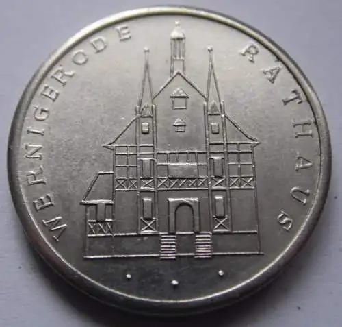 DDR Medaille Wernigerode Rathaus Mahn-und Gedenkstätte Veckenstedter Weg 