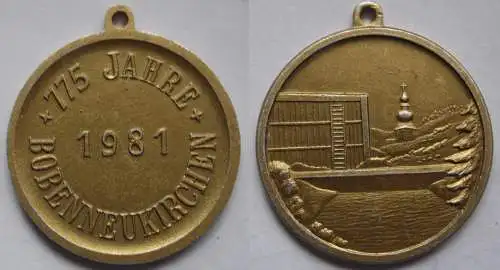 Medaille 775 Jahre Bobenmeukirchen 1981