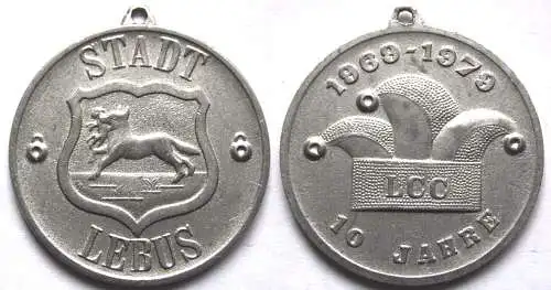 DDR Medaille Stadt Lebus LCC 10 Jahre 1969 – 1979