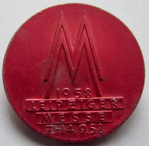 DDR Abzeichen Leipziger Messe 1958
