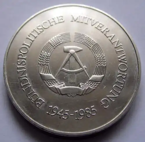 DDR Medaille 40 Jahre LDPD 1945 - 1985