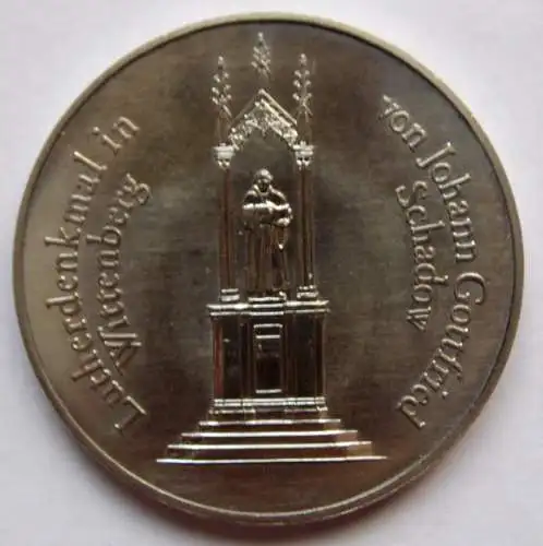 DDR Medaille Lutherdenkmal in Wittenberg 1983