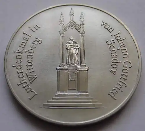 DDR Medaille Lutherdenkmal in Wittenberg 1983