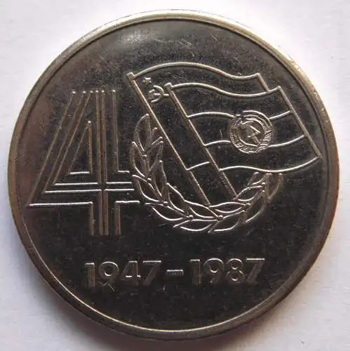 DDR Medaille 25 Jahre Partnerschaftsbeziehungen  Magdeburg - Donezk 1962 - 1987