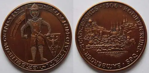 Medaille Kodifizierung des Bamberger Stadtrechts 1306