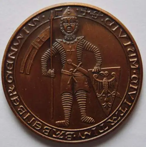 Medaille Kodifizierung des Bamberger Stadtrechts 1306