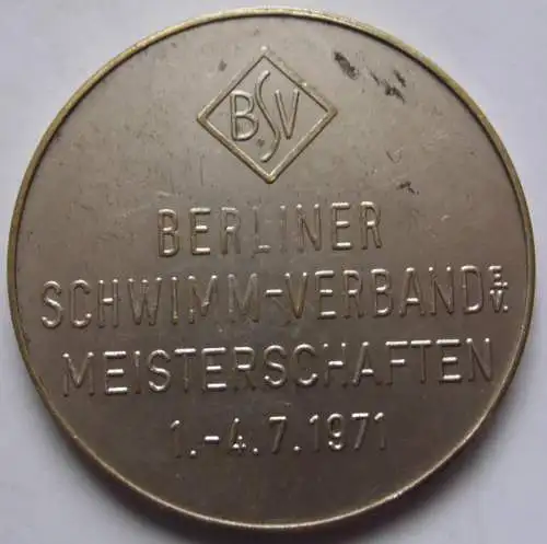 Medaille Berliner Schwimm-Verband, Meisterschaften 1971