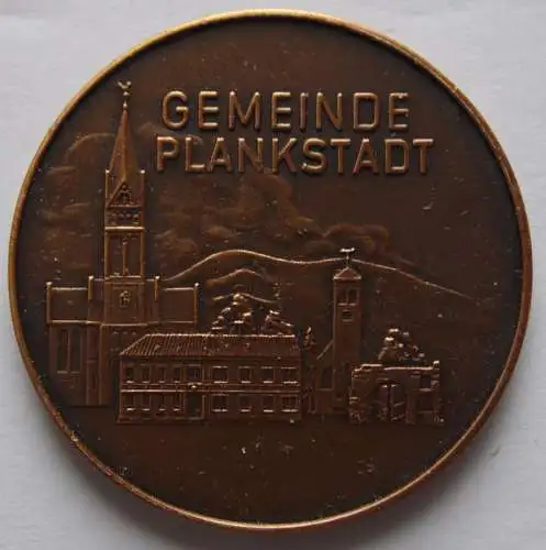 Medaille Gemeinde Plankenstadt / Zur Erinnerung