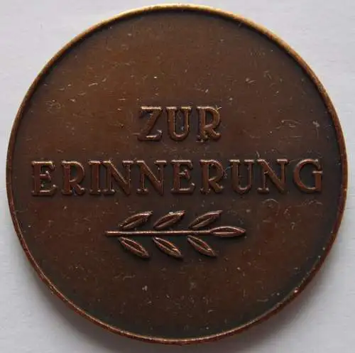 Medaille Gemeinde Plankenstadt / Zur Erinnerung