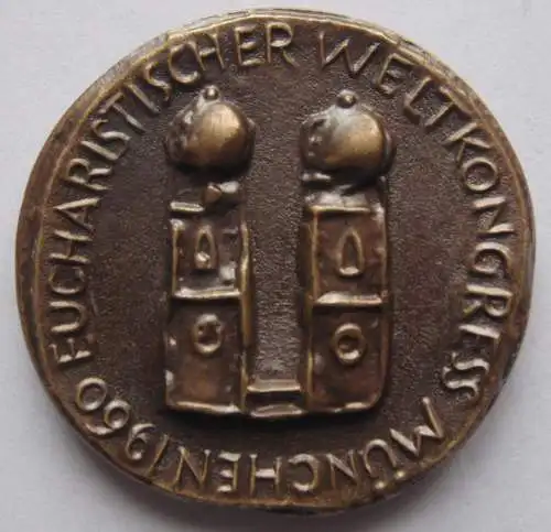 Medaille München Eucharistischer Weltkongress 1960, seltene Sorte