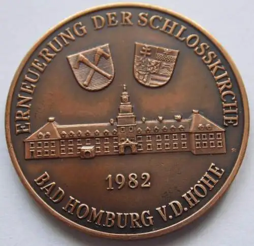 Medaille Bad Homburg 1982 Erneuerung der Schlosskirche 