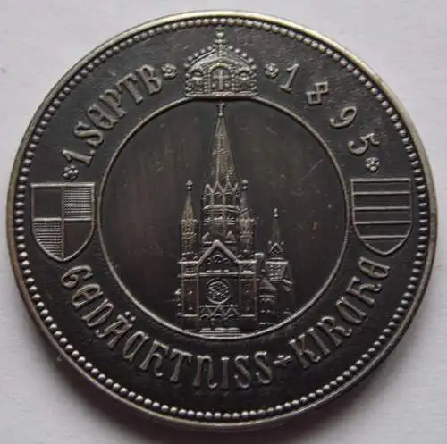 Medaille Berlin 1980 Spendenmedaille für einen Beitrag zur Rettung der Gedächtniskirche
