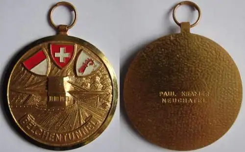 Schweiz Medaille Belchentunnel