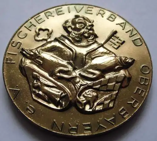 Medaille Fischereiverband Oberbayern / Für Hervorragende Verdienste um die Fischerei in Oberbayern 