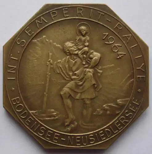 Österreich Medaille 1964  8. Rallye Bodensee-Neusiedlersee, Semperit Rallye