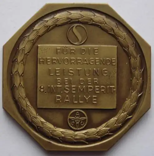 Österreich Medaille 1964  8. Rallye Bodensee-Neusiedlersee, Semperit Rallye